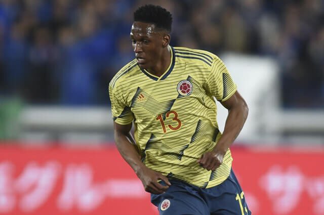 Yerry Mina se resintió de la lesión con la Selección Colombia