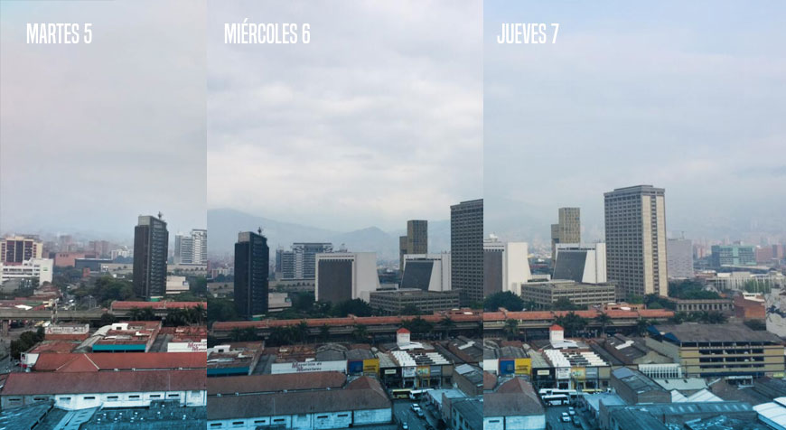 La calidad del aire que se respira en el Valle de Aburrá es preocupante