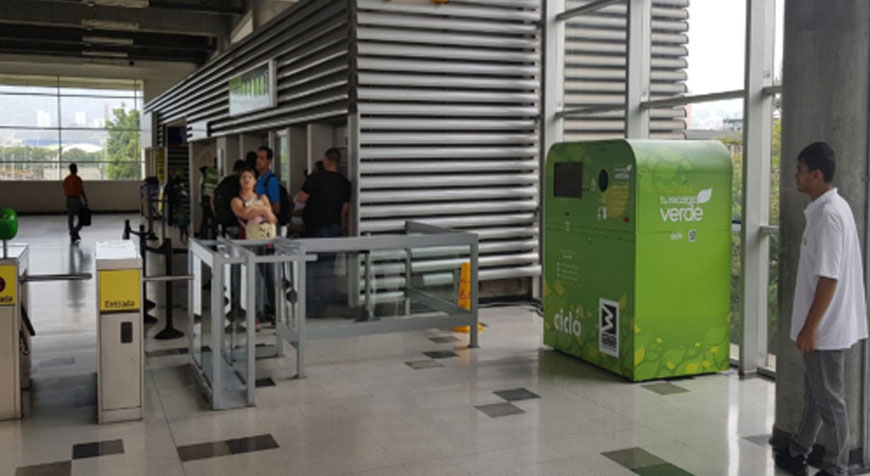 Vuelven los puntos de recarga verde al Metro de Medellín