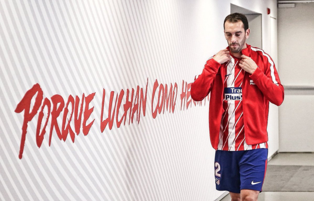 Diego godin se despidio entre lagrimas de Atletico de Madrid