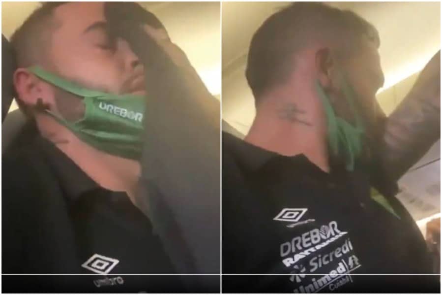 Momentos de tensión vivió equipo brasilero mientras viajaba en avión