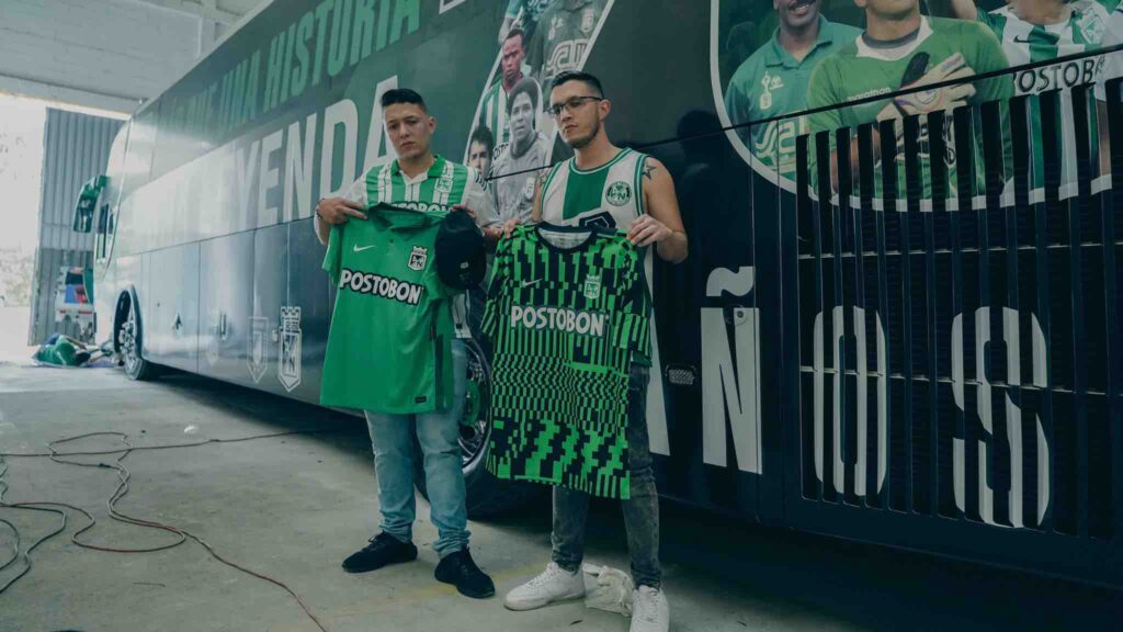 Así quedó el nuevo bus de Atlético Nacional