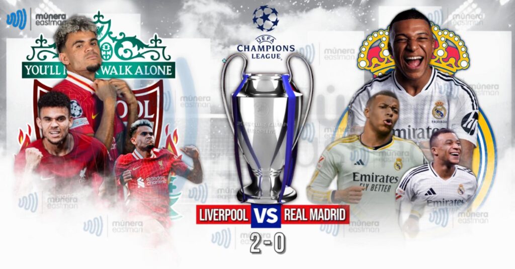 LIVERPOOL SE LLEVÓ LA GRAN VICTORIA FRENTE AL REAL MADRID Y ES LÍDER EN LA CHAMPIONS
