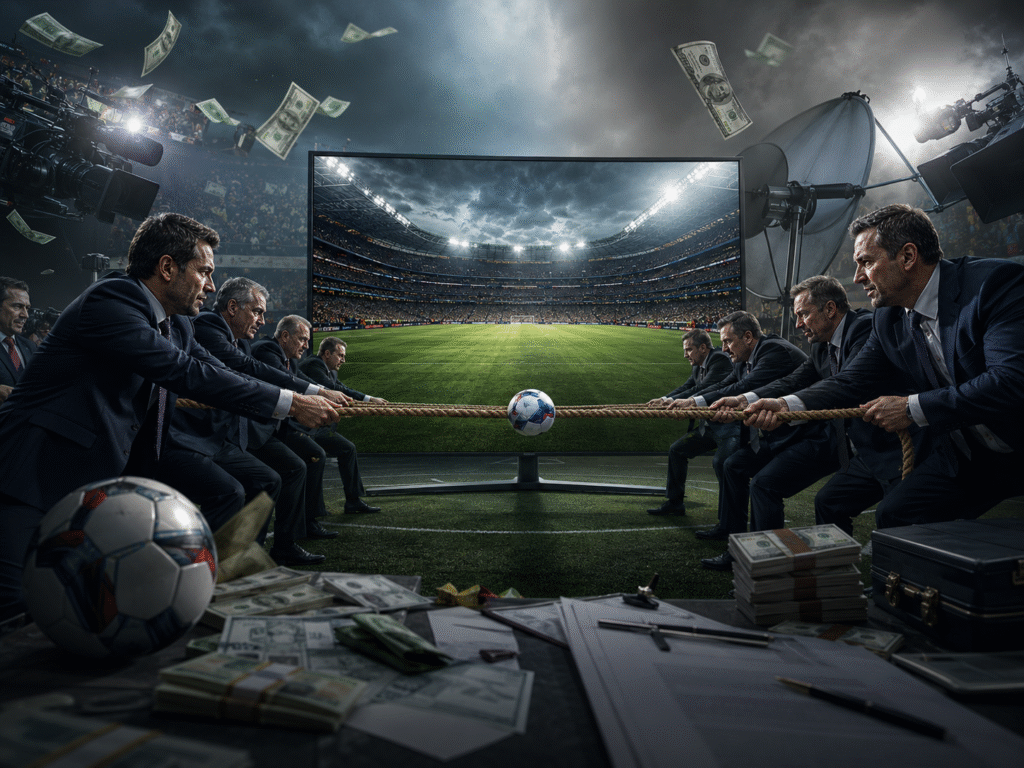 LA GUERRA POR LA PANTALLA DEL FÚTBOL COLOMBIANO